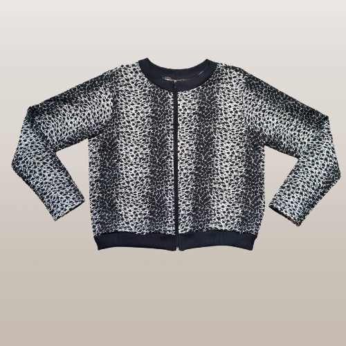 Jaqueta de moletom animal print